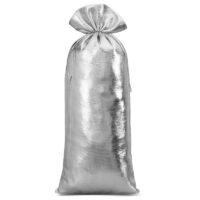 Bolsa metálico 16 x 37 cm - gris plata Bolsas metálico