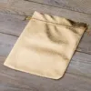 Bolsas metálico 18 x 24 cm - dorado Ropa y ropa interior