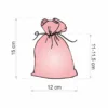 Calendario de adviento bolsas de yute 12 x 15 cm: gris + números rojos Bolsas por color