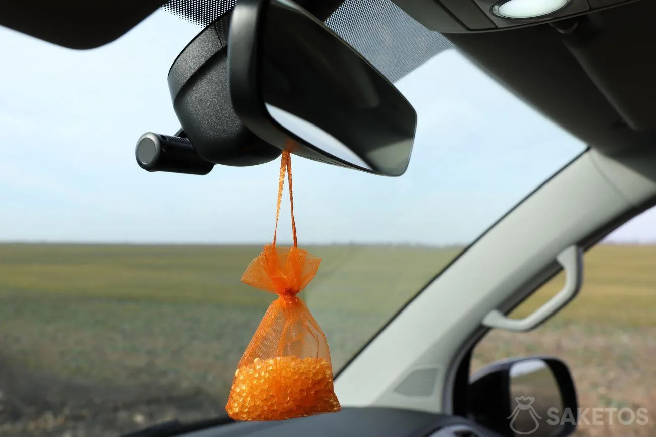Bolsa de gel de sílice: aroma refrescante para coche
