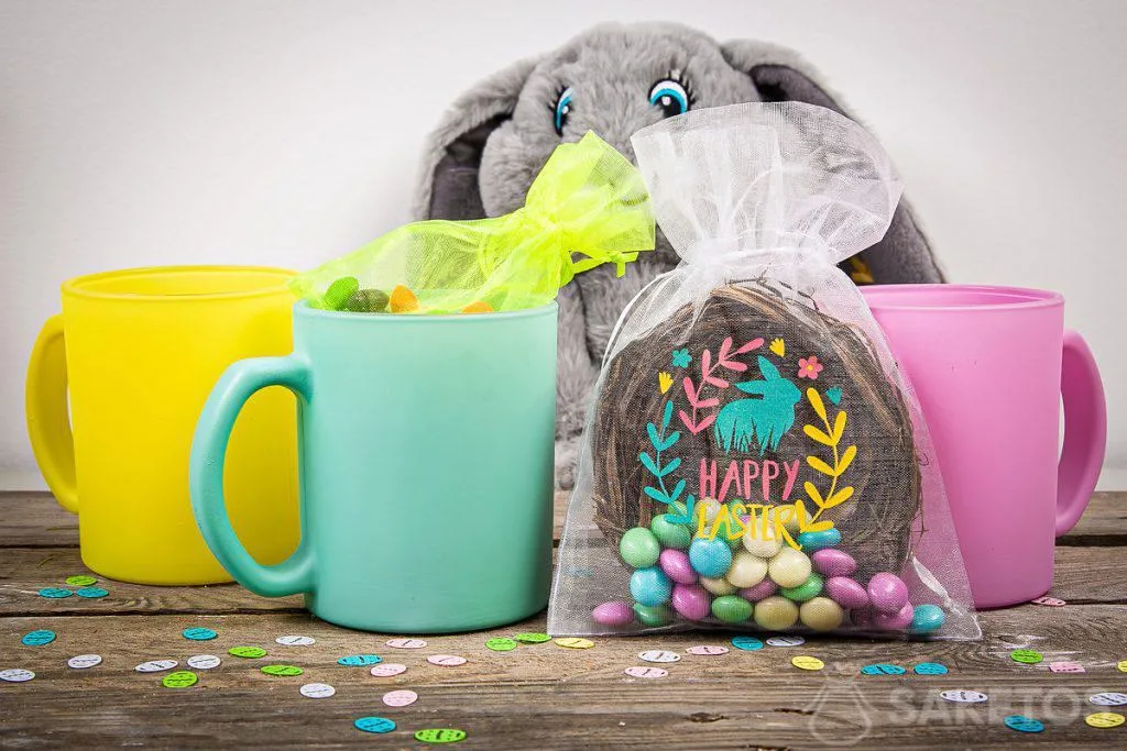 Woreczek na wielkanocne upominki - happy easter
