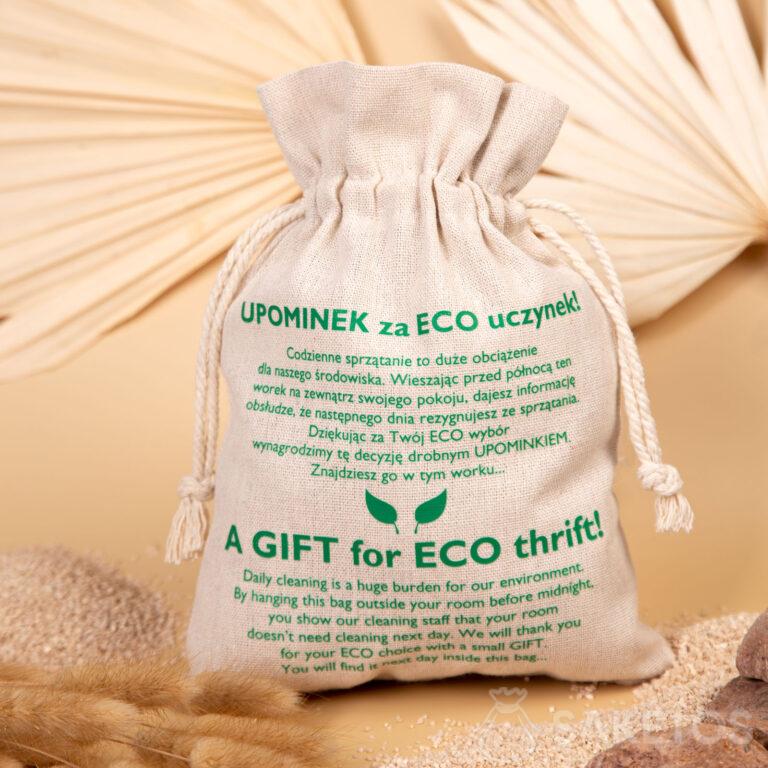 Bolsa ecológica para el hotel