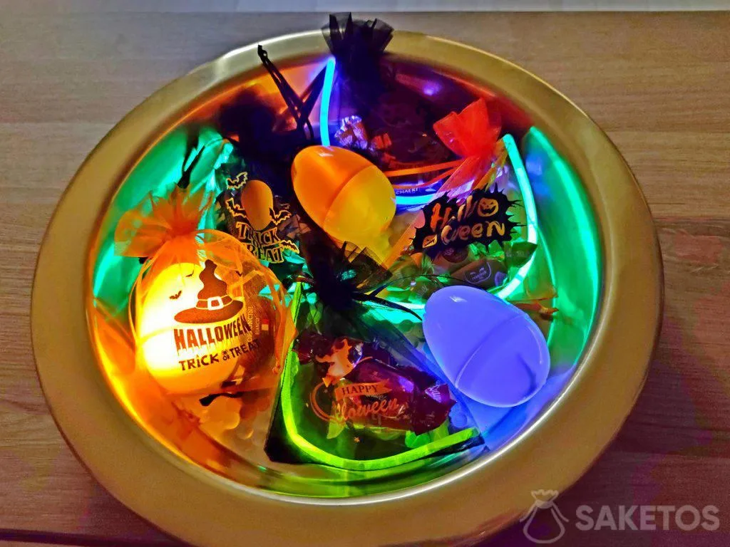 búsqueda de dulces de halloween