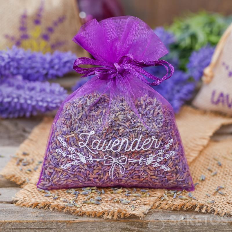 Bolsas de organza también son ideales como empaques de lavanda