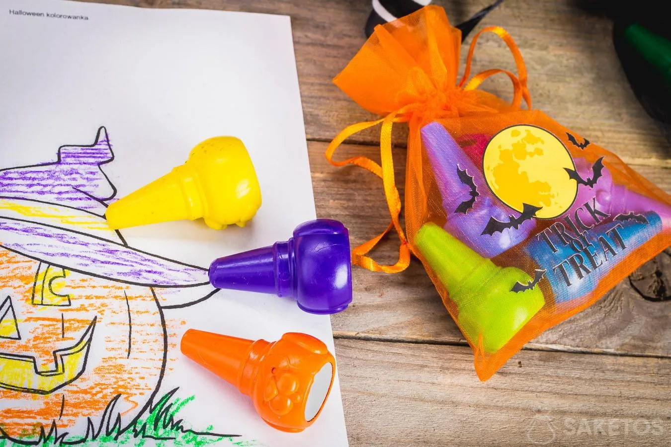 Las bolsas Halloween serán un perfecto elemento decorativo