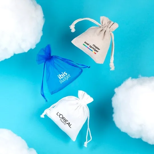 Bolsas de tela con el logo de tu empresa