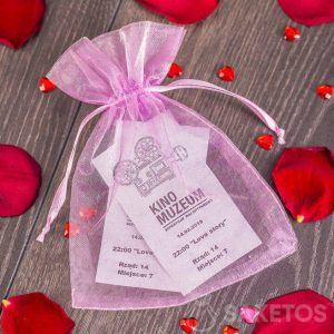 Bolsa de organza como envoltorio de regalo