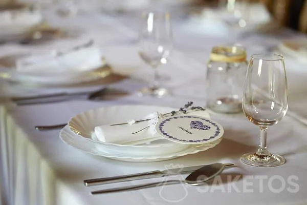Viñetas de boda - decoraciones de lavanda