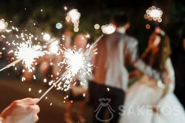 Fuego frío en una boda