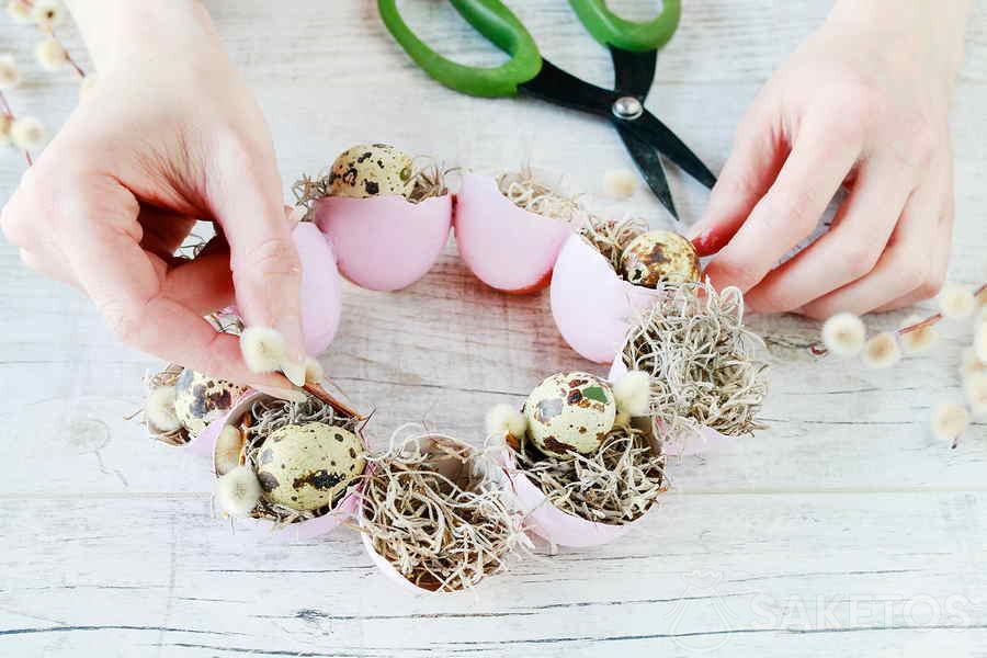 Corona de Pascua - Decoración DIY