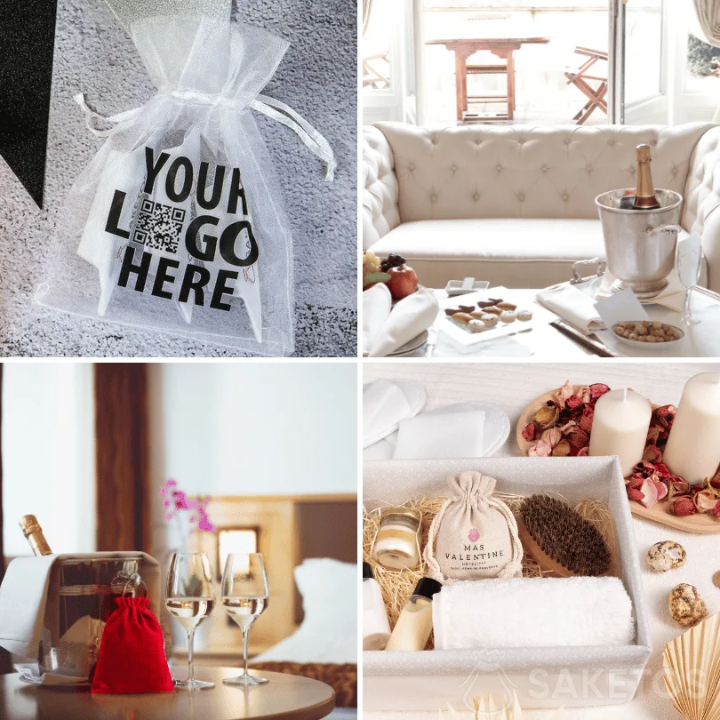 Obsequios para huéspedes del hotel - welcome pack en el hotel