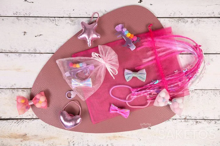 Las bolsas de organza para adornos para el pelo