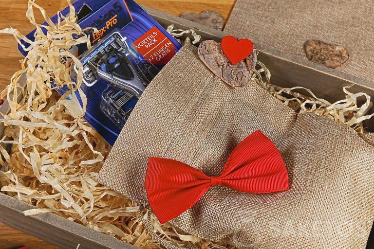 Bolsitas como parte de regalo de San Valentín