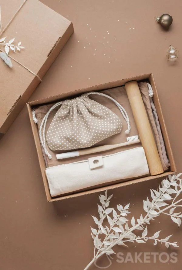 Regalo ecológico en envase ecológico