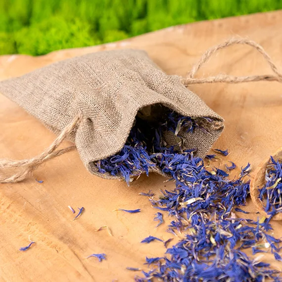 Bolsa de lino con lavanda – para personalizar, regalo ecológico