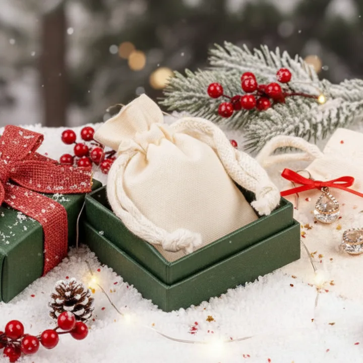 Bolsitas de Navidad de algodón