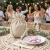 Bolsas de lino para detalles de boda y pequeños regalos